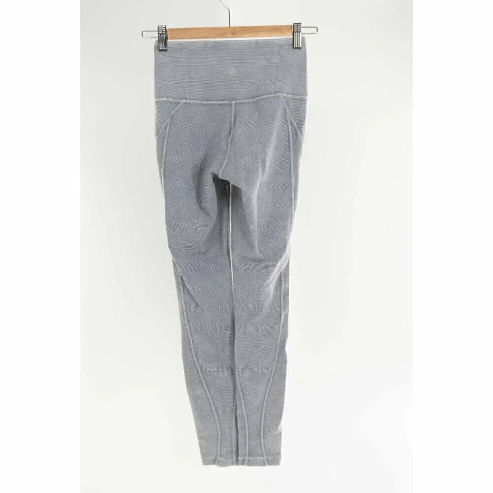 Lululemon Wunder Under High-Rise Tight *Snow Washed Ribbed  28" Washed Luna | 2 - Picture 4 of 10